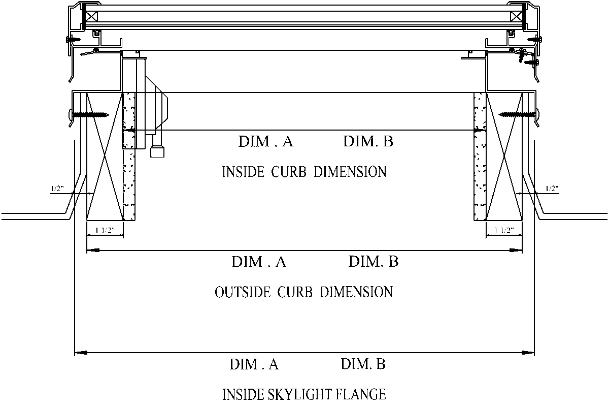 Glass Operable Skylights